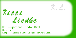 kitti liedke business card